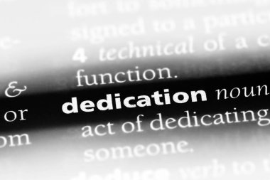 özveri Word'de bir sözlük. bağlılık kavramı