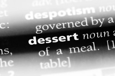 tatlı Word'de bir sözlük. Tatlı kavramı