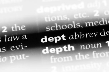 bölümü Word'de bir sözlük. bölümü kavramı