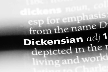 bir sözlüğü'ndeki Dickens sözcüğü. Dickens kavramı