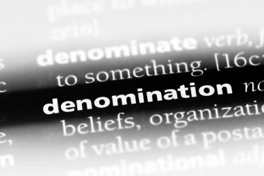 mezhep Word'de bir sözlük. mezhep kavramı