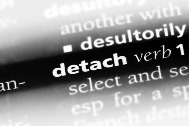 bir sözlüğü'ndeki sözcüğü bağlantısını kesin. kavramı ayırmak