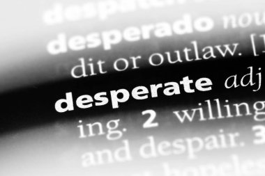 umutsuz tek kelimeyle bir sözlük. umutsuz kavramı