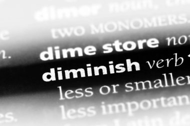 bir sözlüğü'ndeki sözcüğü azaltmak. kavram azaltmak