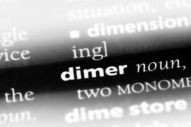 Dimer Word'de bir sözlük. Dimer kavramı