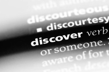 bir sözlüğü'ndeki sözcüğü keşfedin. kavramı keşfetmek