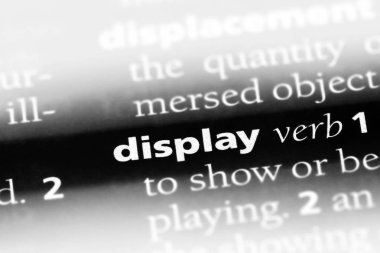 Word bir sözlükte görüntüler. görüntü kavramı