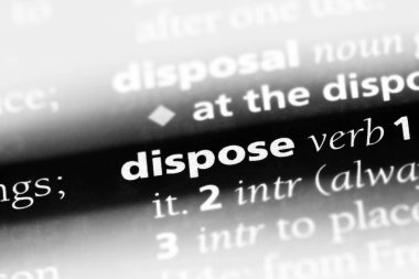 bir sözlüğü'ndeki sözcüğü atın. kavram atmayın