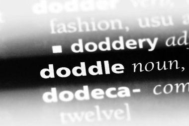 bir sözlüğü'ndeki doddle sözcüğü. doddle kavramı
