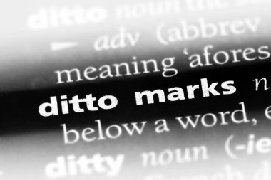 Merks sözcük sözlüğe ditto. Aynen merks kavramı