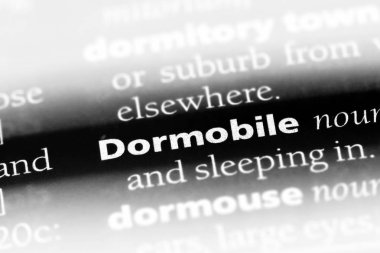 dormobile sözcük sözlüğe. dormobile kavramı