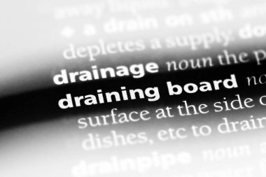 Drenaj Kurulu Word'de bir sözlük. Drenaj Kurulu kavramı