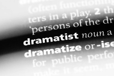 oyun yazarı Word'de bir sözlük. oyun yazarı kavramı