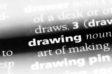 sözcük sözlükte çizim. çizim kavramı