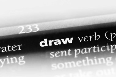 sözcük sözlükte çizin. kavram çizmek