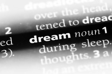 rüya Word'de bir sözlük. rüya kavramı
