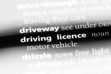 Ehliyet Word'de bir sözlük. Ehliyet kavramı