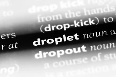 damlacık Word'de bir sözlük. damlacık kavramı