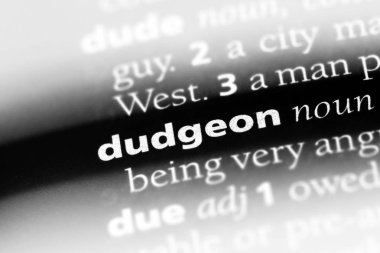 dudgeon sözcük sözlüğe. dudgeon kavramı