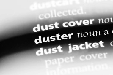 toz bezi Word'de bir sözlük. toz bezi kavramı