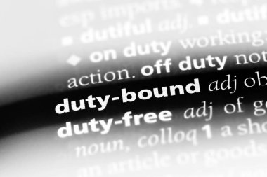 görev bir sözlükte kelime bağlı. görev kavramı bağlı