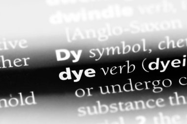 boya Word'de bir sözlük. boya kavramı