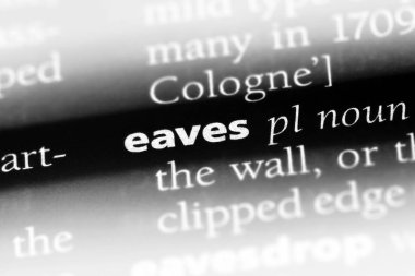 saçak Word'de bir sözlük. saçak kavramı