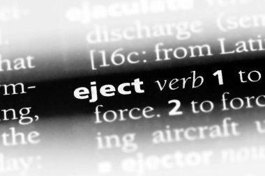 bir sözlüğü'ndeki sözcüğü dışarı atmak. kavram çıkarma