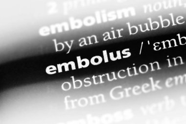 emboli Word'de bir sözlük. emboli kavramı