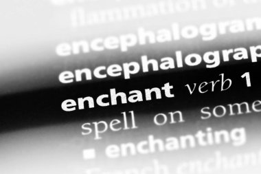 bir sözlüğü'ndeki sözcüğü enchant. kavram enchant