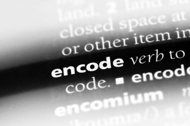 bir sözlüğü'ndeki sözcüğü kodlamak. kavram kodlamak