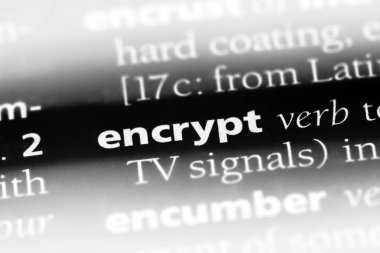 bir sözlüğü'ndeki sözcüğü şifreleyin. kavram şifrelemek