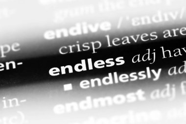 sonsuz tek kelimeyle bir sözlük. sonsuz kavramı