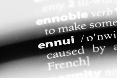 bıkkınlık Word'de bir sözlük. bıkkınlık kavramı