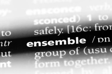 Ensemble Word'de bir sözlük. Topluluk kavramı