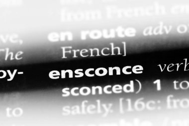 bir sözlüğü'ndeki sözcüğü yerleştirmek. kavram yerleştirmek