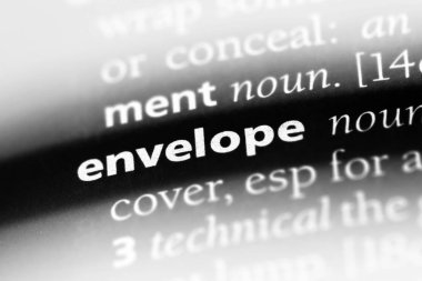 Zarf Word'de bir sözlük. Zarf kavramı