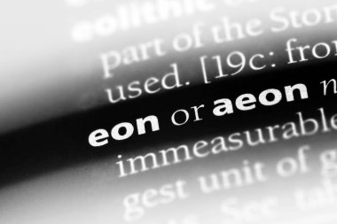 EON Word'de bir sözlük. EON kavramı