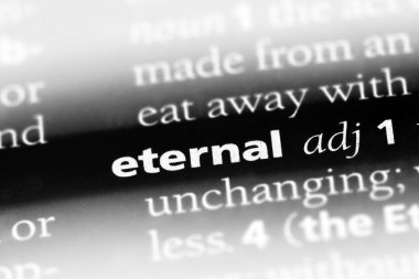 ebedi tek kelimeyle bir sözlük. sonsuz kavramı