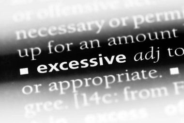 aşırı sözcük sözlüğe. aşırı kavramı