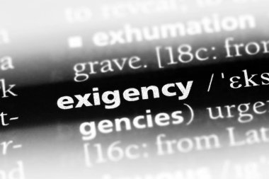 gereklilik Word'de bir sözlük. gereklilik kavramı