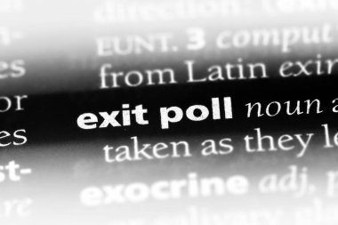 çıkış anketi Word'de bir sözlük. çıkış anketi kavramı