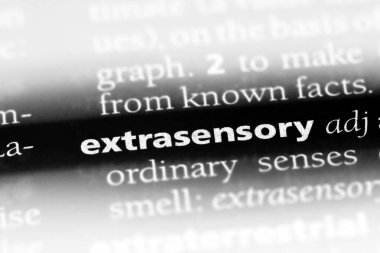 ExtraSensory tek kelimeyle bir sözlük. ExtraSensory kavramı