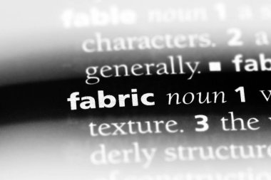 kumaş Word'de bir sözlük. kumaş kavramı