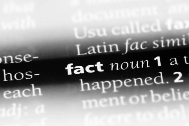 Aslında kelime sözlüğe. Aslında kavramı