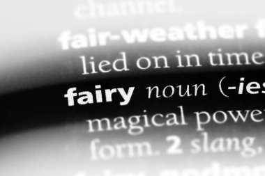 Peri Word'de bir sözlük. Peri kavramı