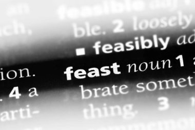 bayram Word'de bir sözlük. bayram kavramı