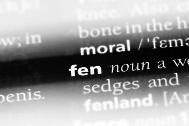 Fen Word'de bir sözlük. Fen kavram