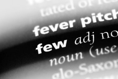 birkaç kelime sözlüğe. kaç kavramı