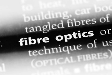 Fiber optik bir sözlük tek kelimeyle. Fiber optik kavramı